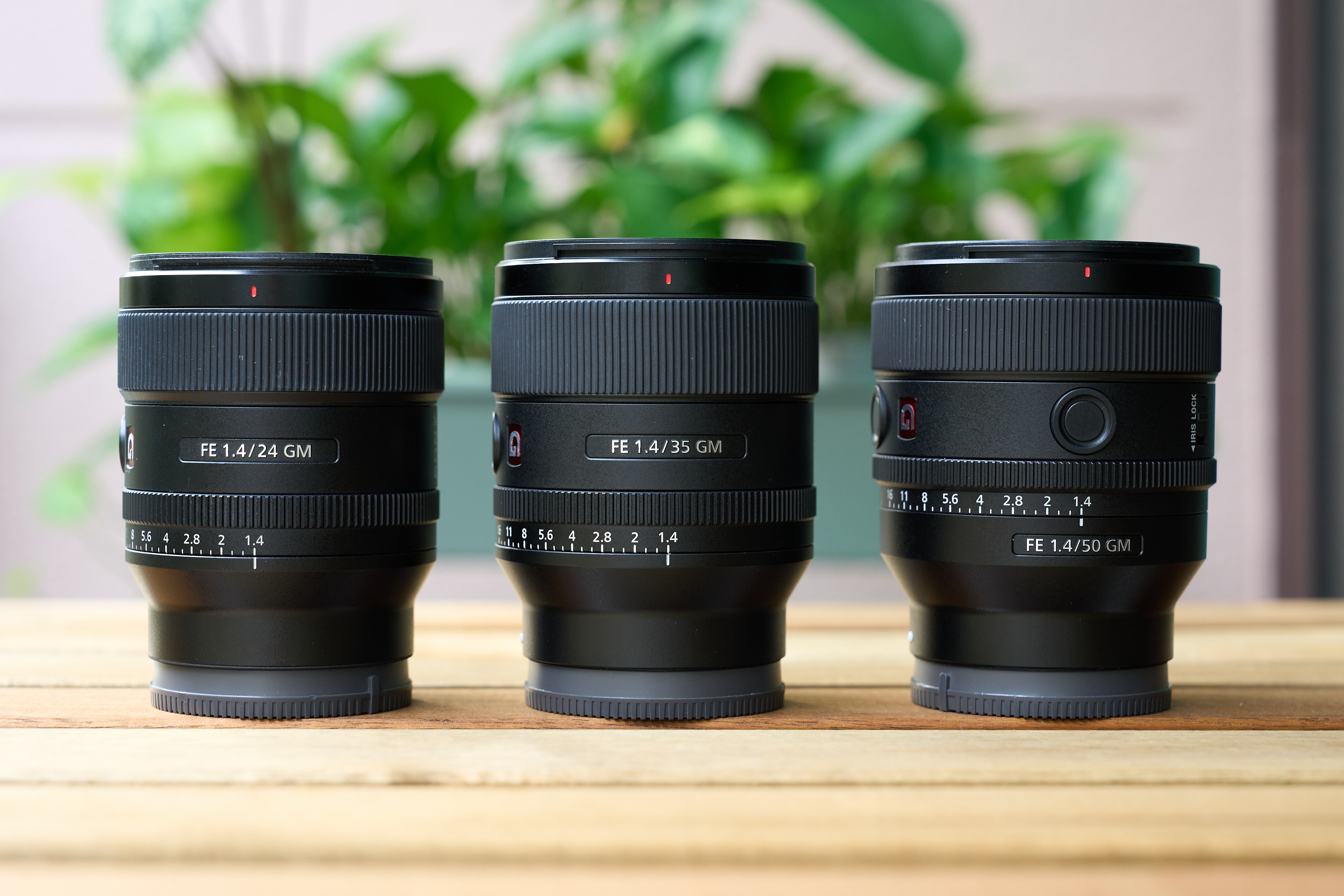 FE 50 F1.4GM trio