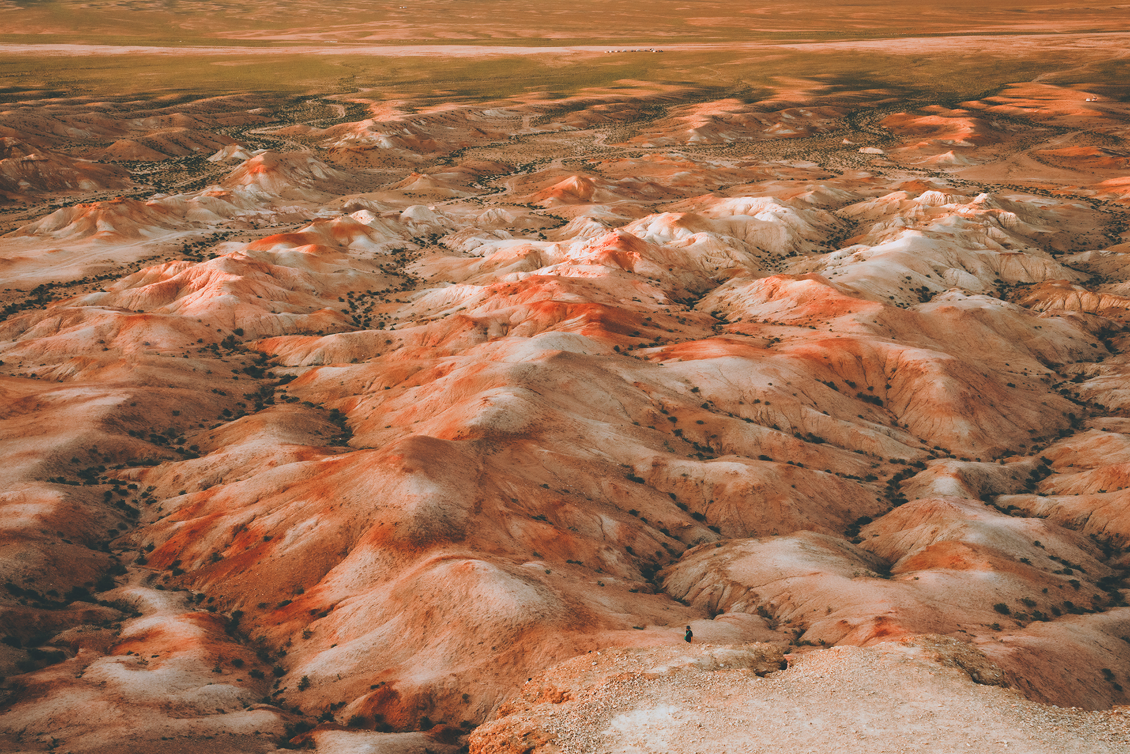 Mountainous landscapes in Mongolia